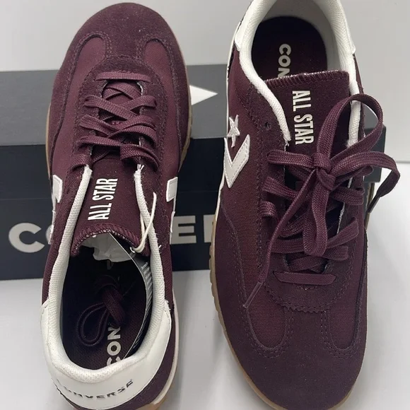 Converse Men’s RUN STAR TRAINER OX BLOODSTONE/EGRET/WHITE A13360C Sneakers - Picture 12 of 16